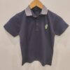 Kids Navy Blue Polo T-Shirt with Collar | Cotton Half Sleeve Casual Wear for Boys