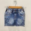 Kids Blue Denim Star Print Shorts – Stylish Summer Casual Shorts for Boys & Girls